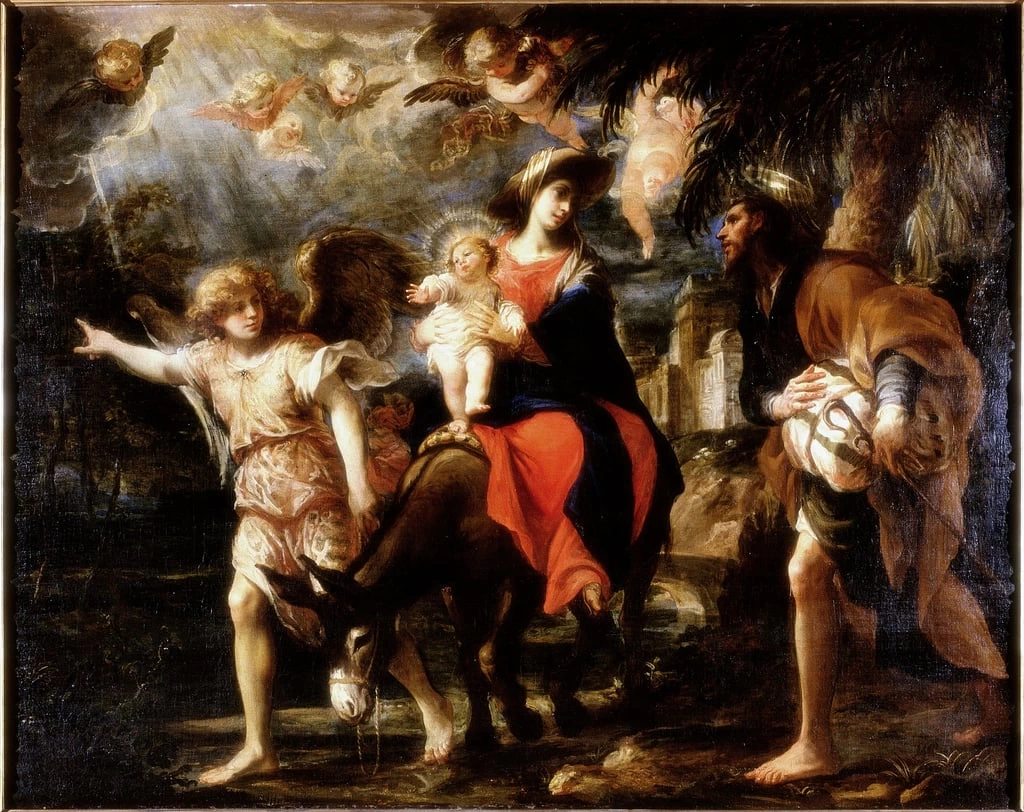 La fuga in Egitto - Laing Art Gallery, Newcastle, upon, Tyne
